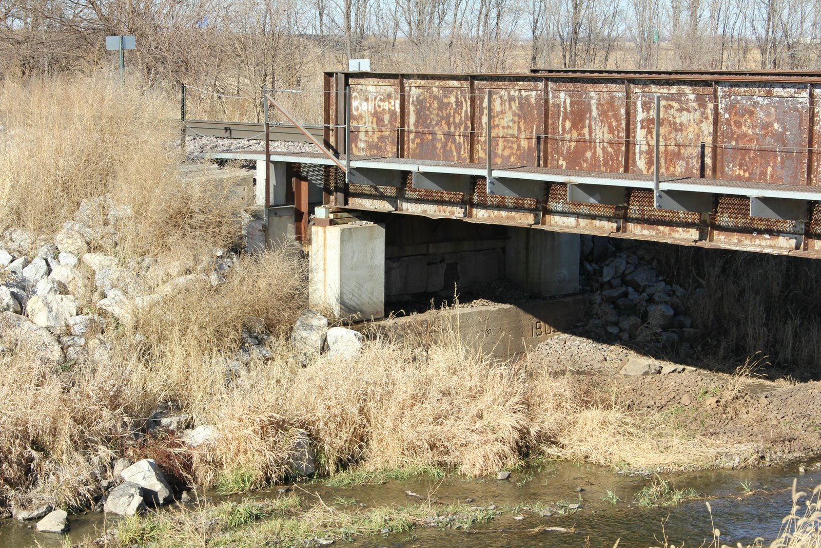 West abutment